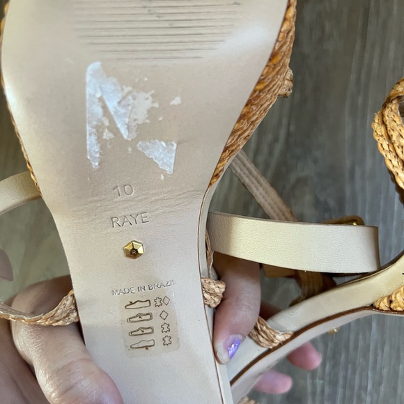 RAYE Tan Braided Platform Heels - Picture 3 of 8